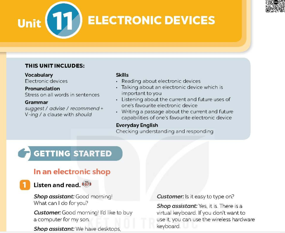 Unit 11 - Electronic Devices | Lớp 9 - Global Success & Bộ Giáo Dục ...