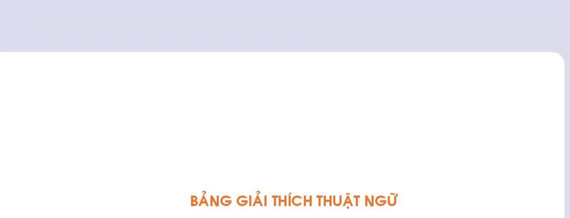 Bảng giải thích thuật ngữ