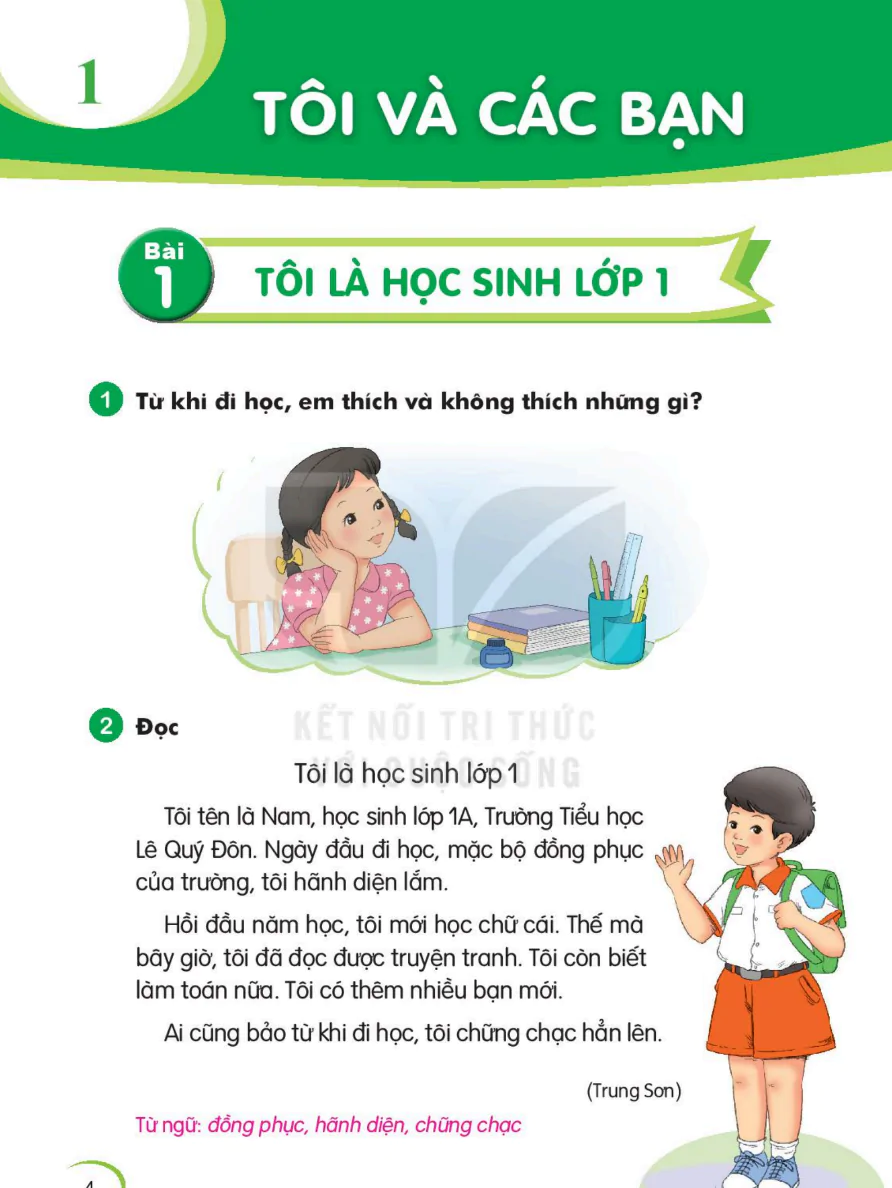 Chủ Đề 1: Tôi Và Các Bạn