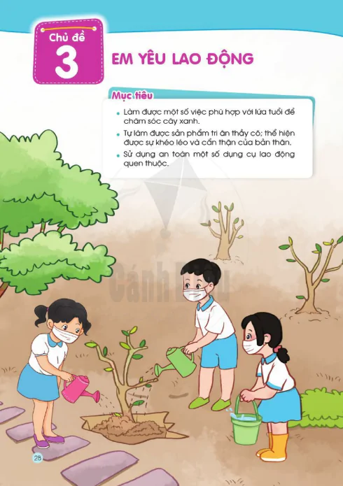 Chủ đề 3: Em yêu lao động