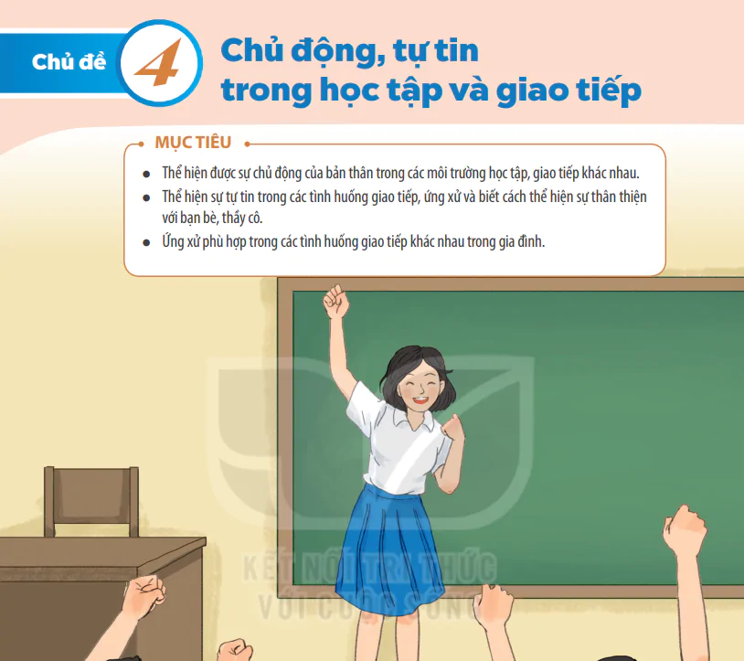 Chủ đề 4: Chủ động, tự tin trong học tập và giao tiếp