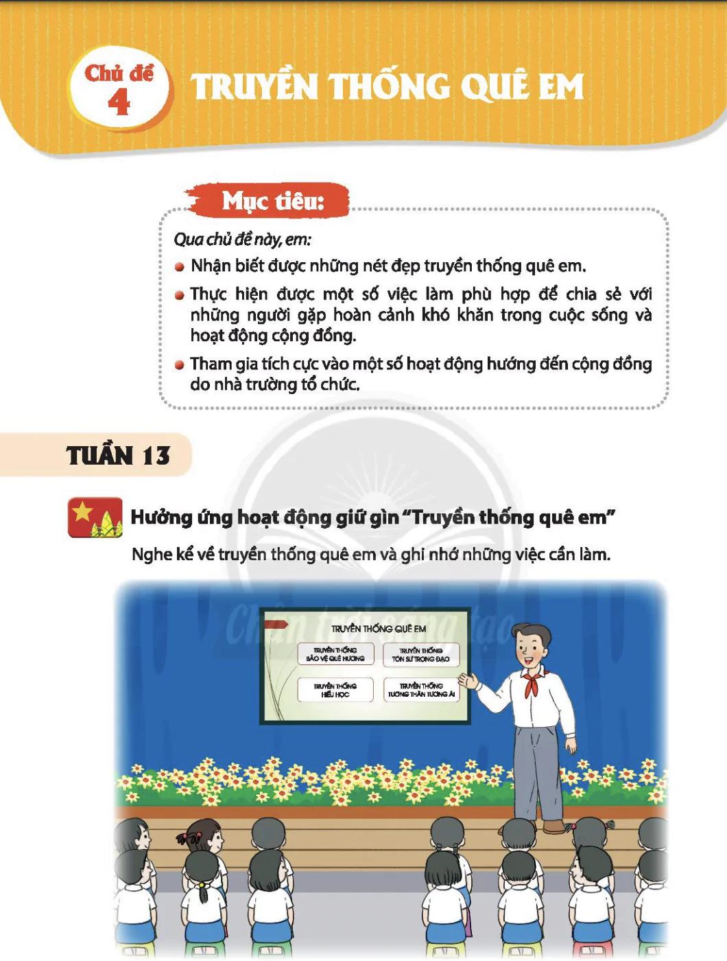 Chủ đề 4: Truyền thống quê em