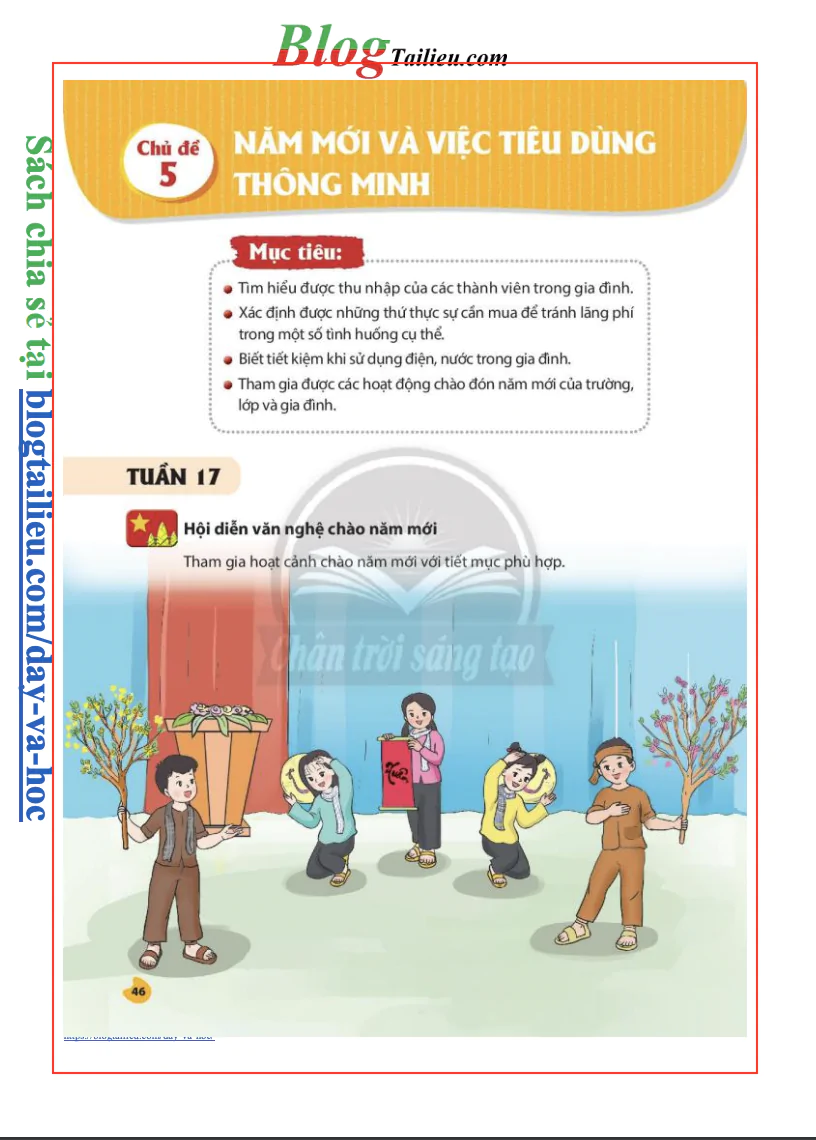 Chủ đề 5: Năm mới và việc tiêu dùng thông minh