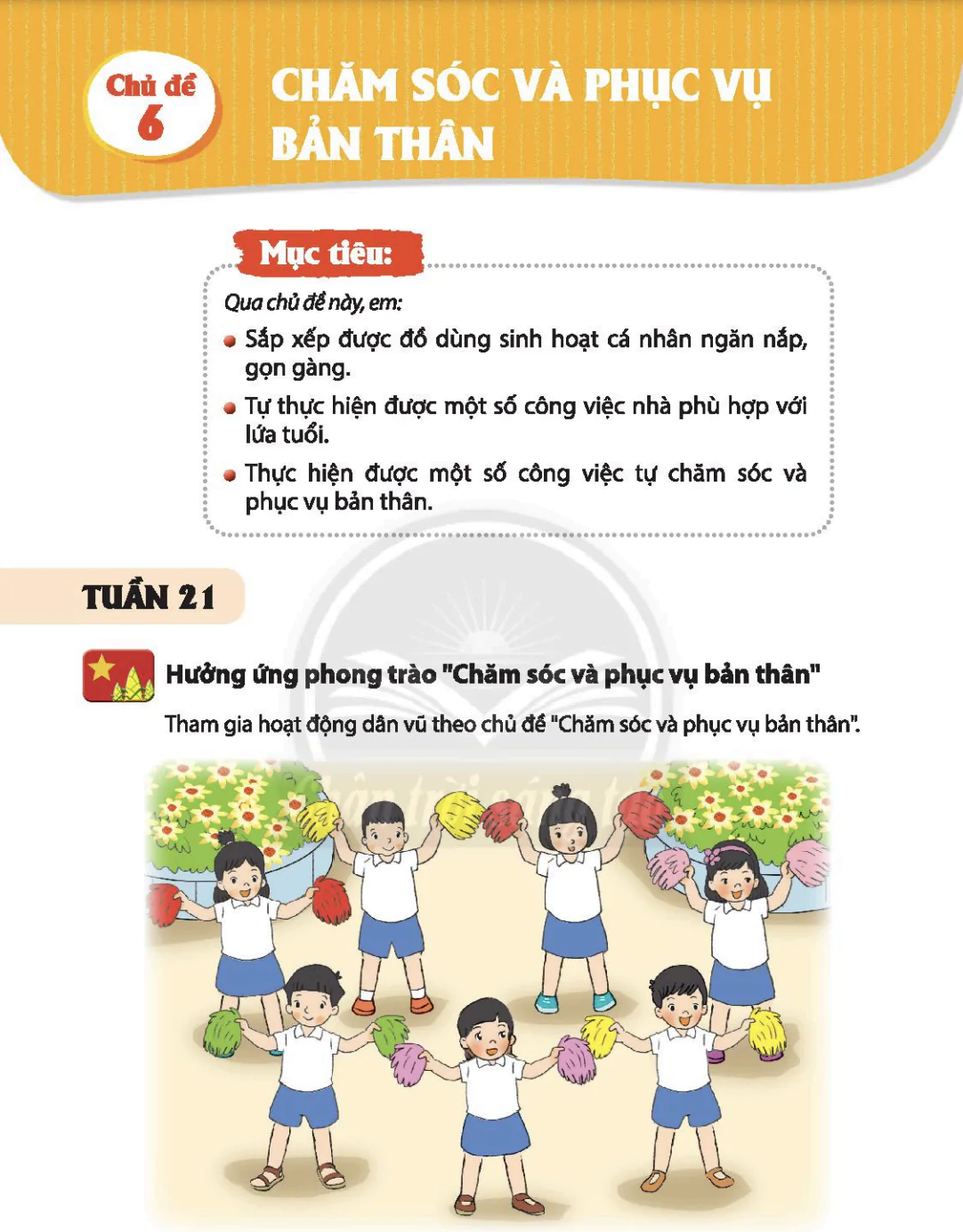 Chủ đề 6: Chăm sóc và phục vụ bản thân