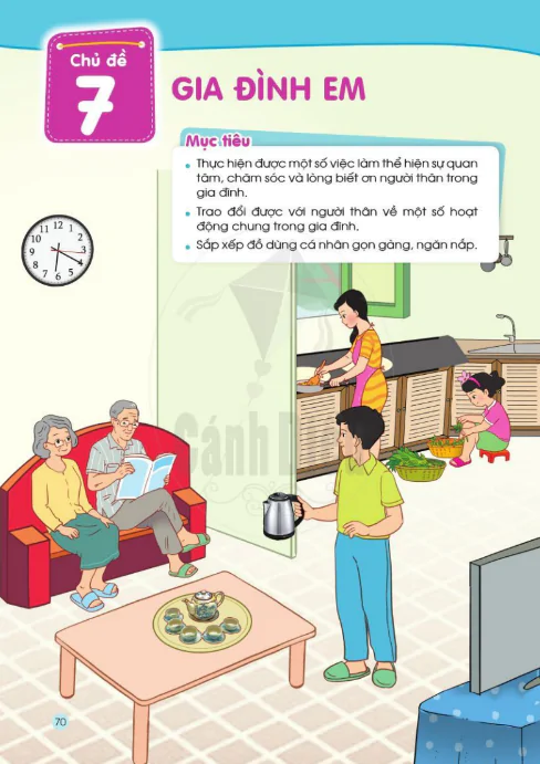 Chủ đề 7: Gia đình em