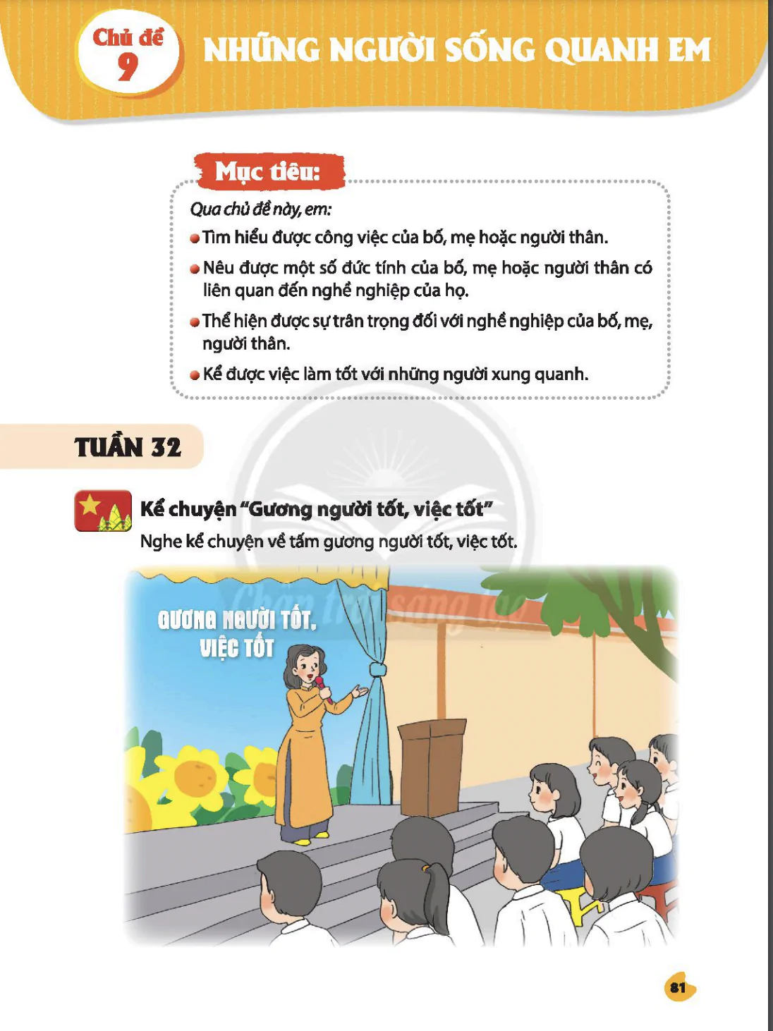 Chủ đề 9: Những người sống quanh em 
