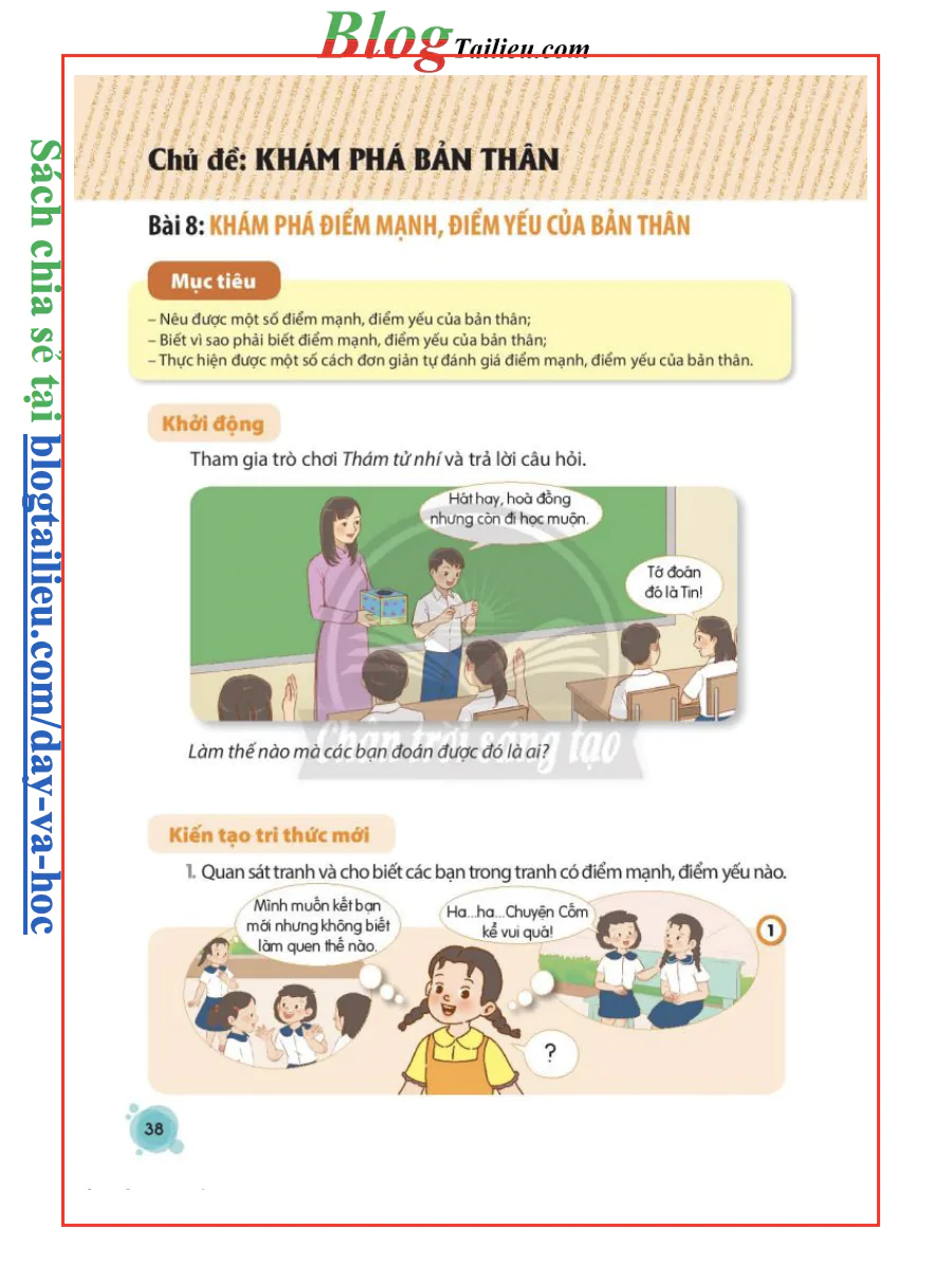 Chủ đề: Khám phá bản thân
