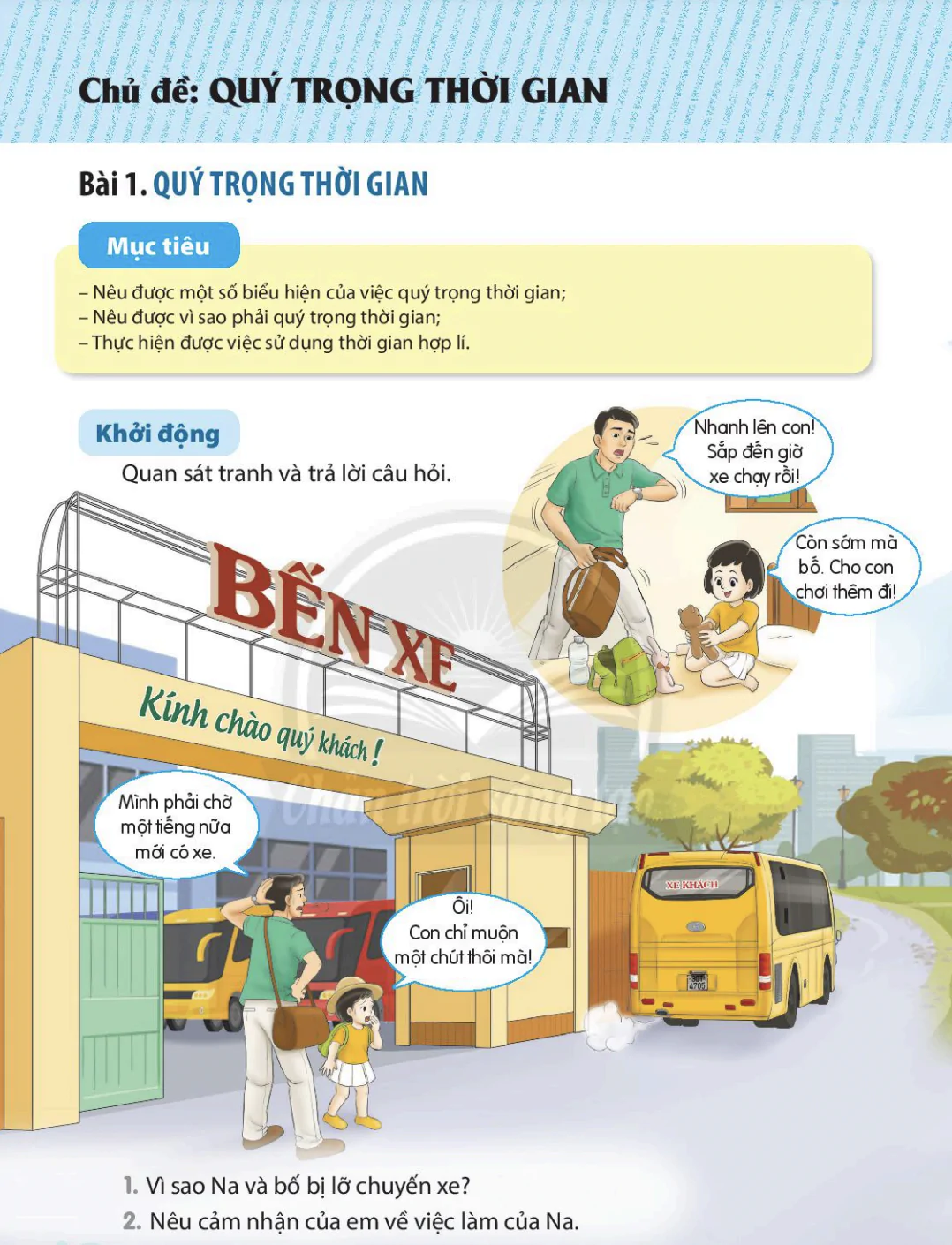 Chủ đề: Quý trọng thời gian