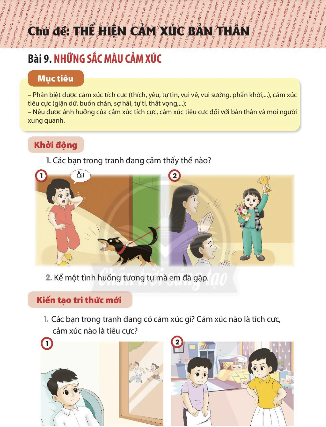 Chủ đề: Thể hiện cảm xúc bản thân