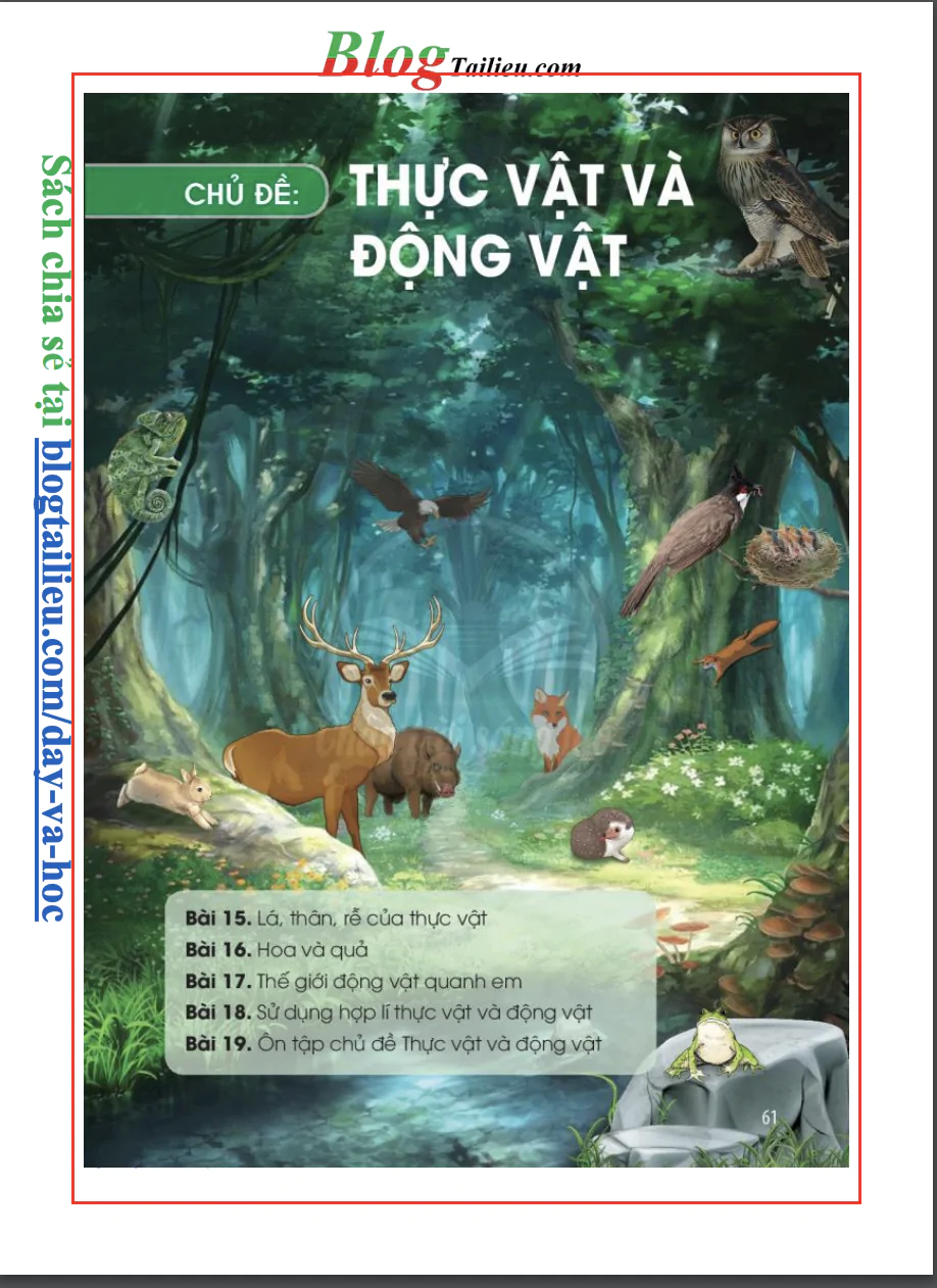 Chủ đề: Thực vật và động vật