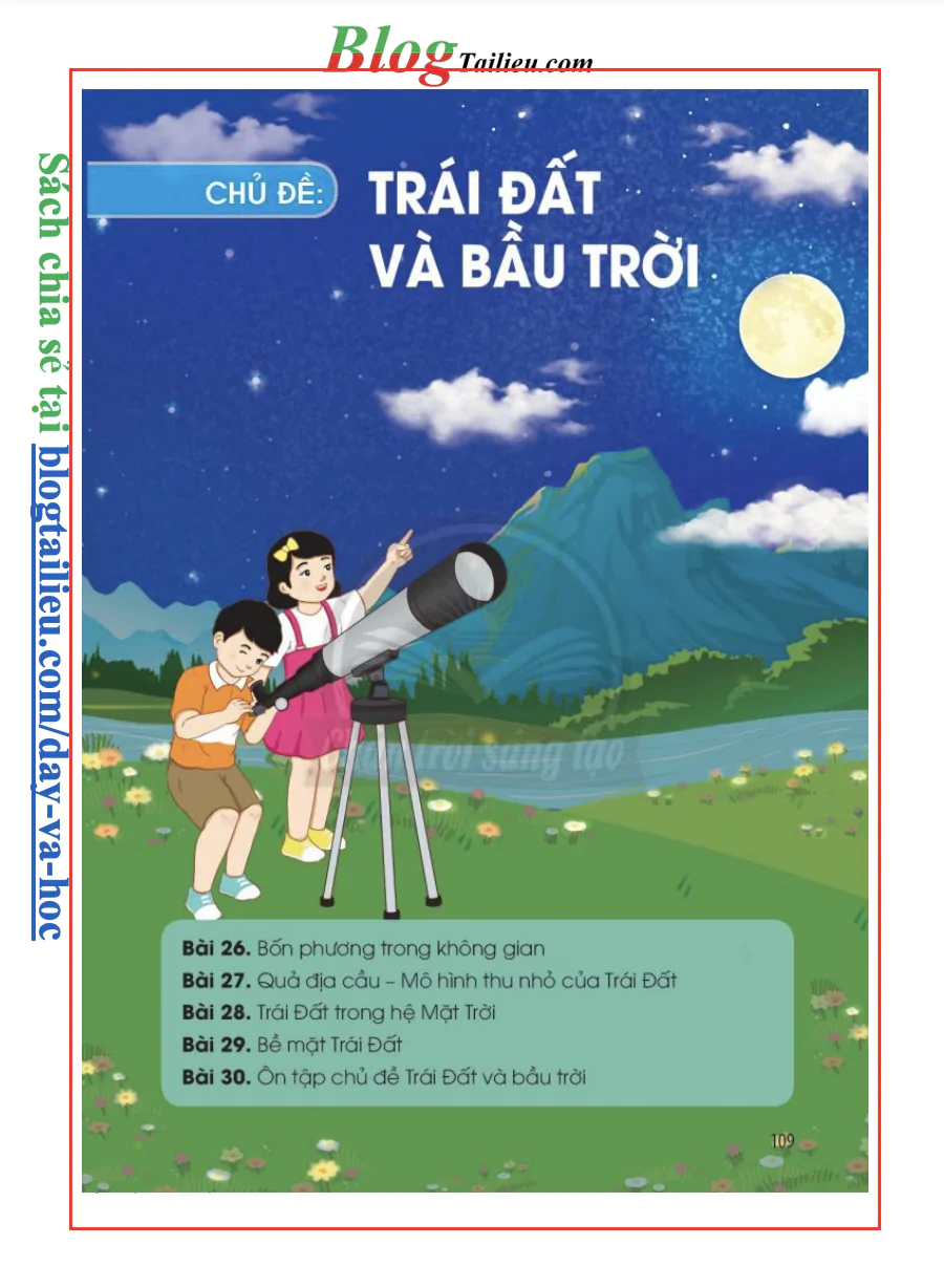 Chủ đề: Trái đất và bầu trời