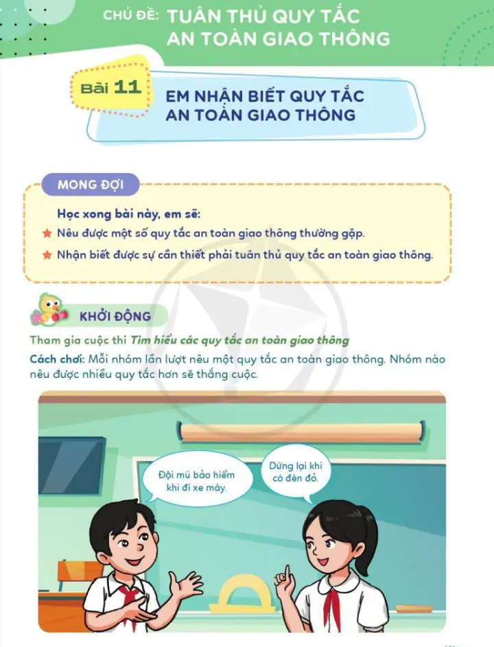 Chủ đề: Tuân thủ quy tắc an toàn giao thông