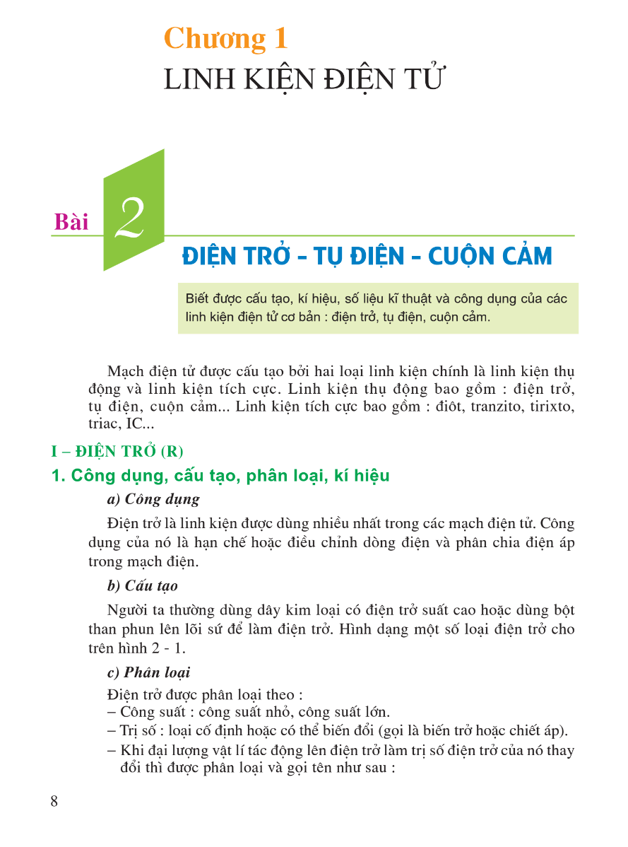 Chương 1: Linh Kiện Điện Tử