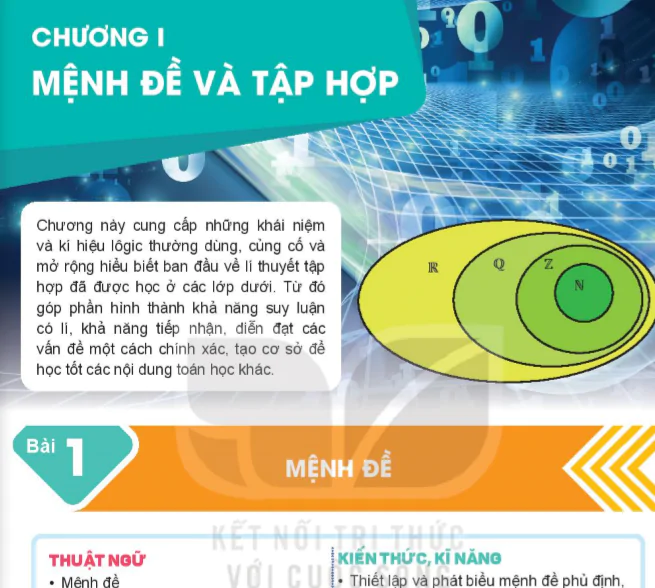 Chương I: Mệnh đề và tập hợp