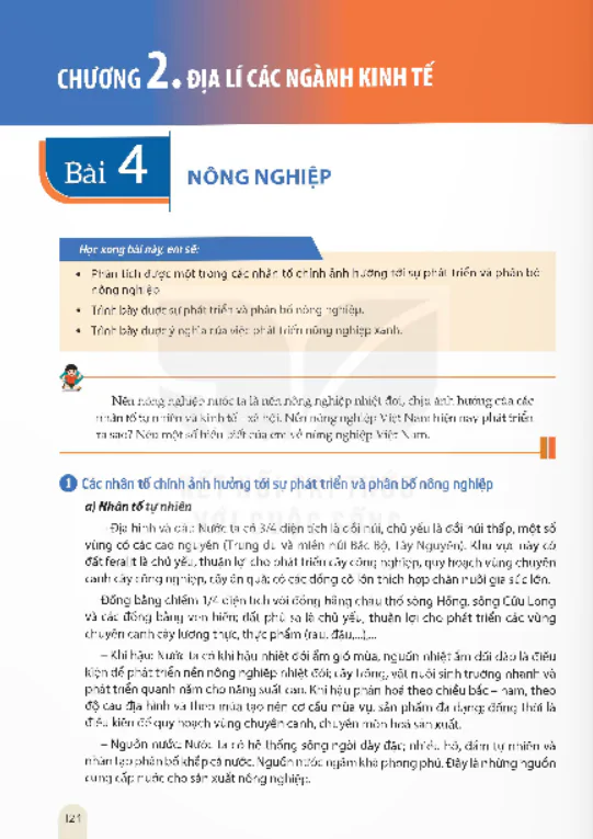 Phần Địa lí - Chương 2: Địa lí các ngành kinh tế