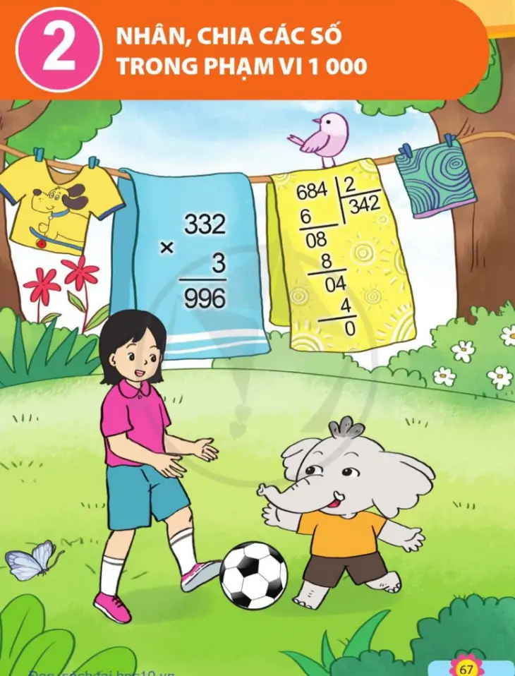 Chương 2: Nhân, chia các số trong phạm vi 1000