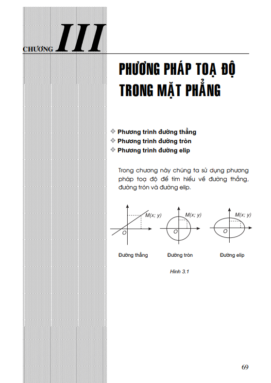 Chương 3: Phương pháp tọa độ trong mặt phẳng