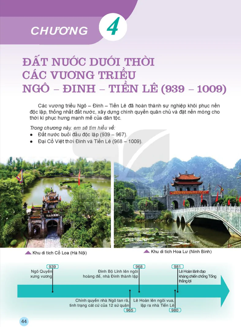 Chương 4: Đất Nước Dưới Các Vương Triều Ngô - Đinh - Tiền Lê (939 - 1009) - Phần lịch sử