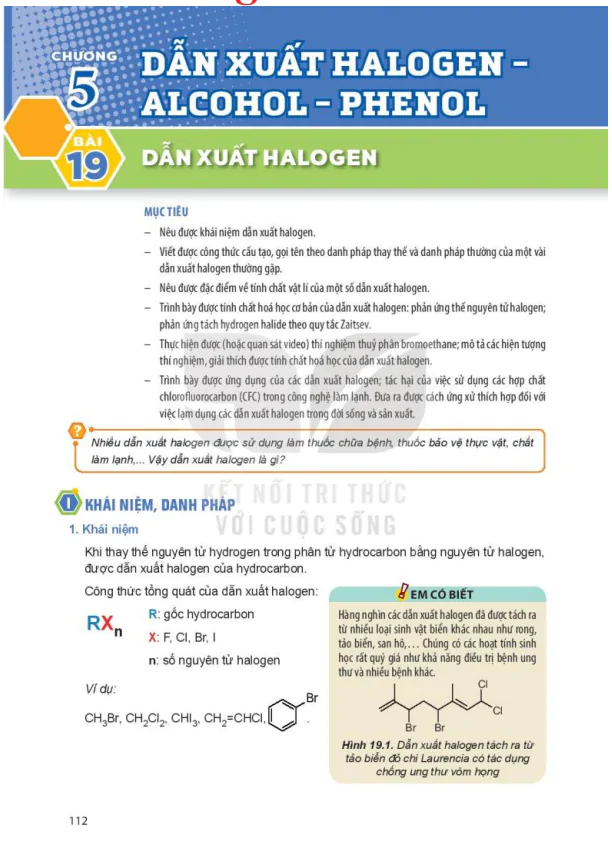 Chương 5: Dẫn xuất Halogen - Alcohol - Phenol
