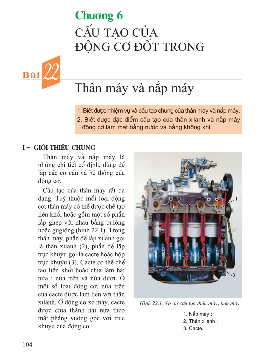 Chương 6: Cấu Tạo Của Động Cơ Đốt Trong