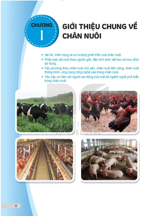 Chương I: Giới thiệu chung về chăn nuôi