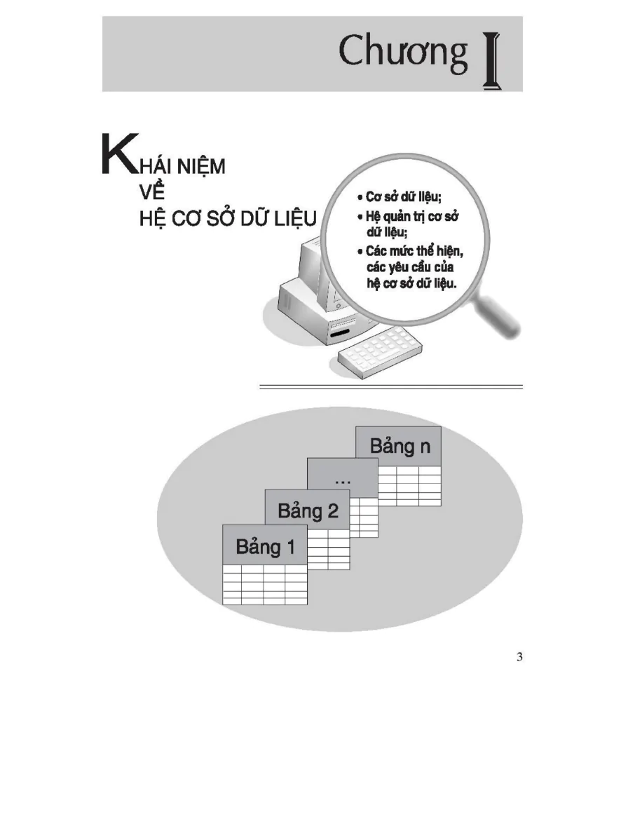 Chương I: Khái Niệm Về Hệ Cơ Sở Dữ Liệu