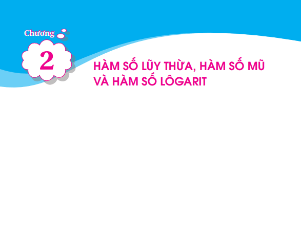 CHƯƠNG II - HÀM SỐ LŨY THỪA, HÀM SỐ MŨ VÀ HÀM SỐ LÔGARIT