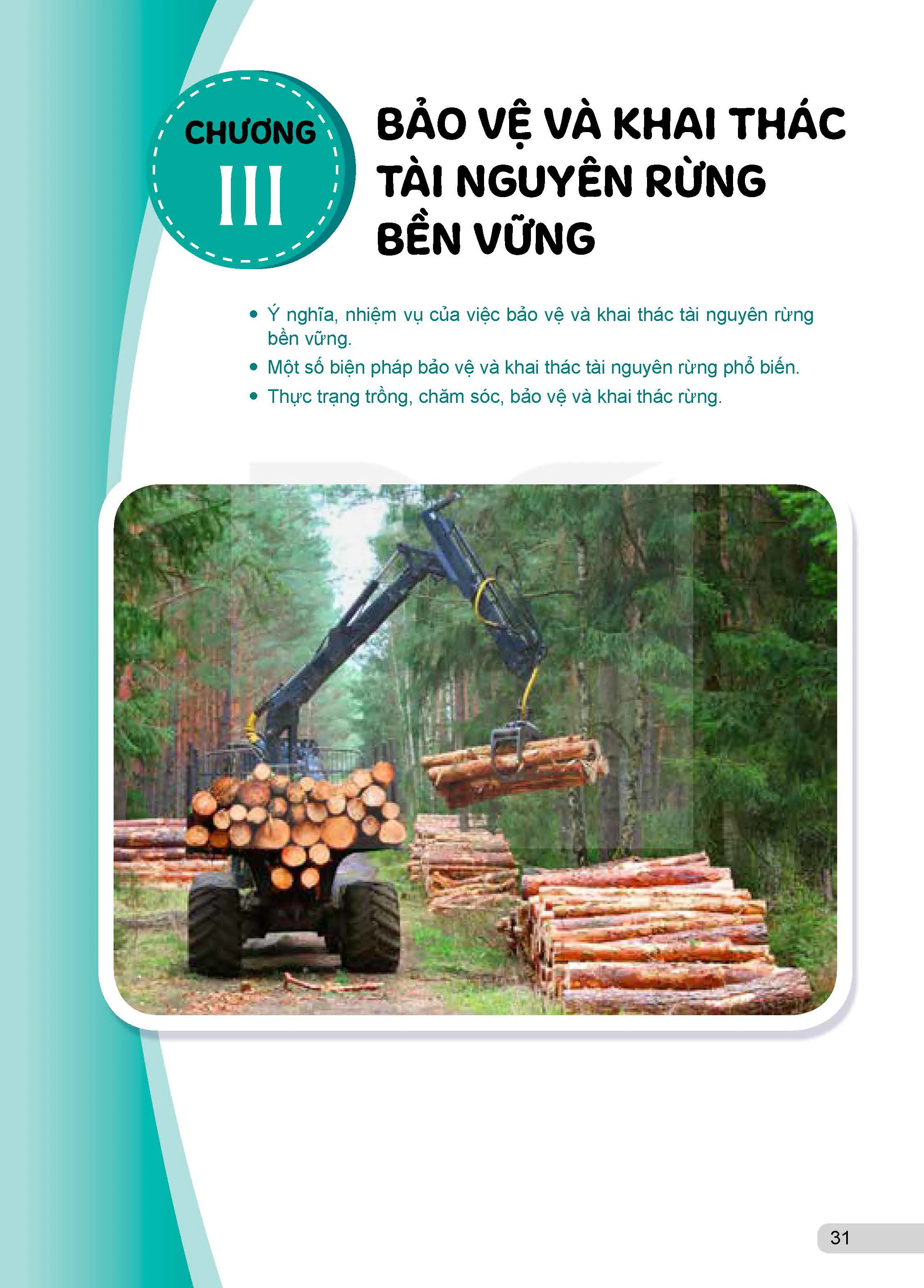 Chương III. Bảo vệ và khai thác tài nguyên rừng bền vững