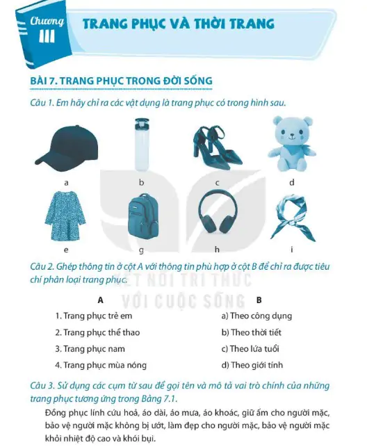 Chương III: Trang Phục Và Thời Trang