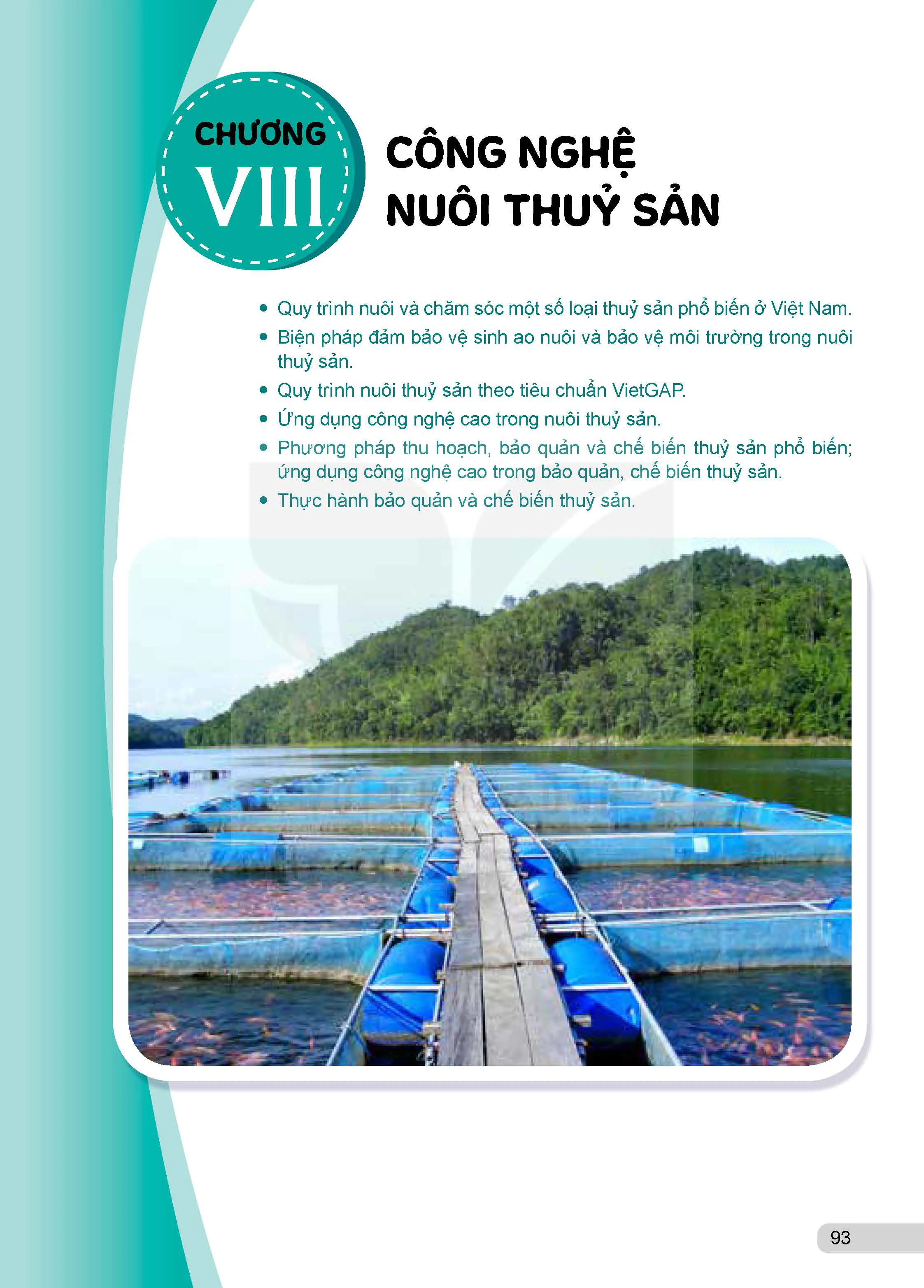 Chương VIII. Công nghệ nuôi thủy sản