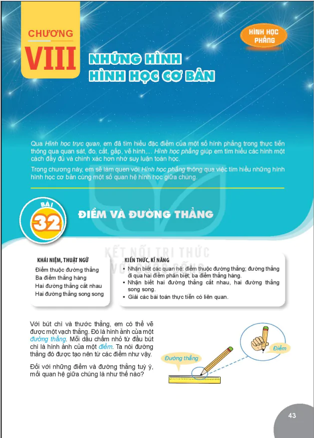 Chương VIII: NHỮNG HÌNH HÌNH HỌC CƠ BẢN