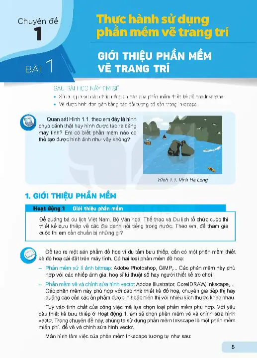 Chuyên Đề 1: Thực Hành Sử Dụng Phần Mềm Vẽ Trang Trí