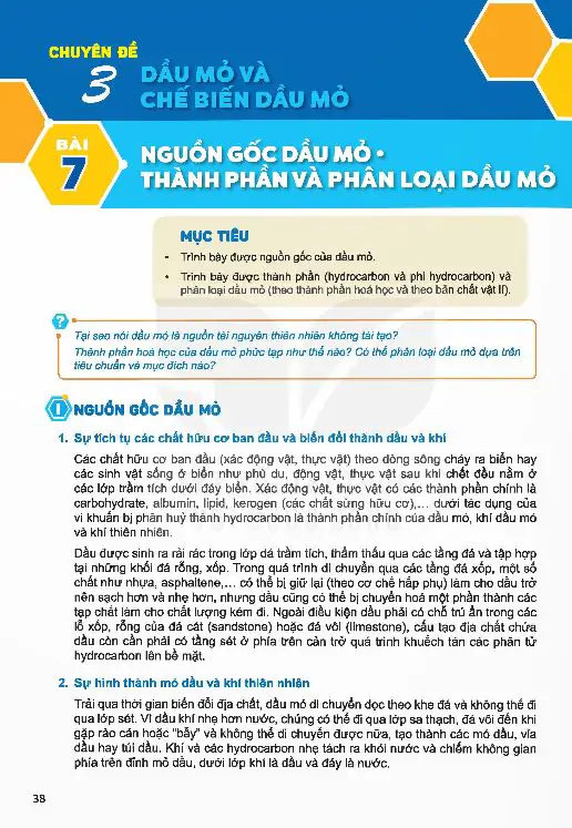 Chuyên Đề 3: Dầu Mỏ Và Chế Biến Dầu Mỏ