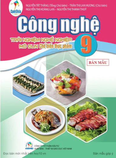 Công Nghệ 9 (Chế biến thực phẩm)