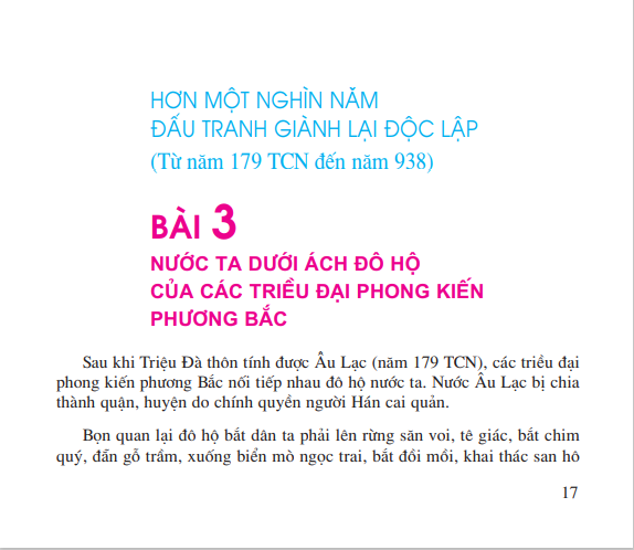 Hơn một nghìn năm đấu tranh giành lại độc lập 
