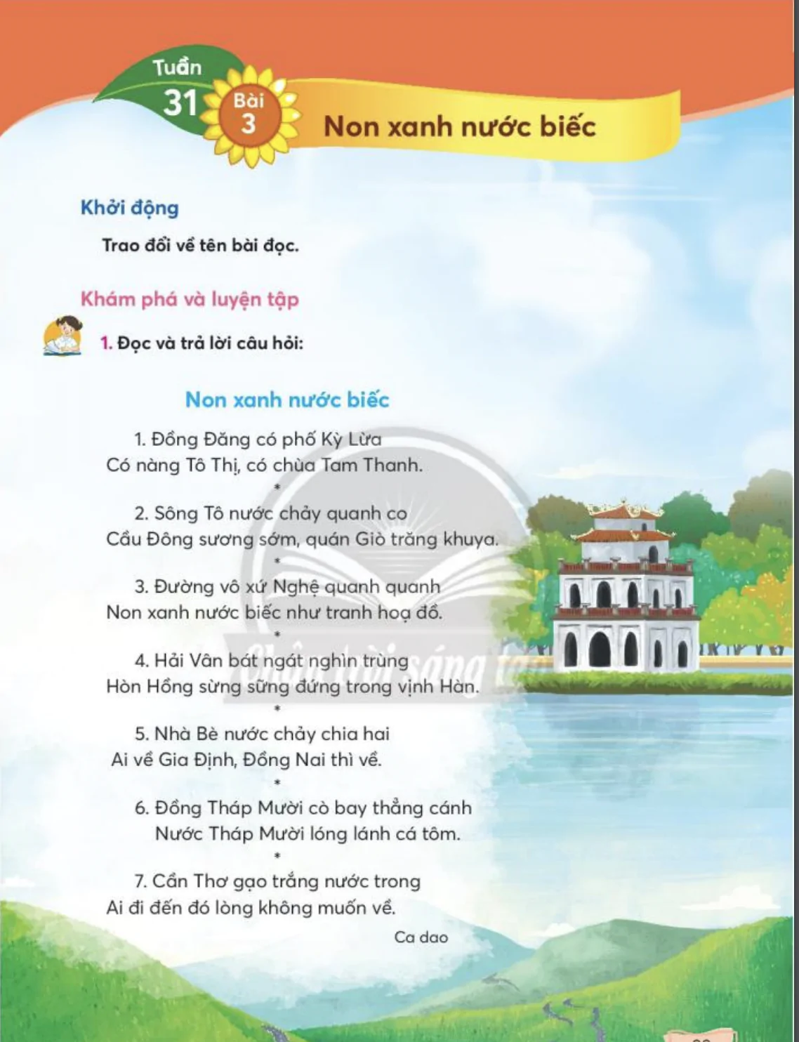 Non xanh nước biếc_Tuần 31