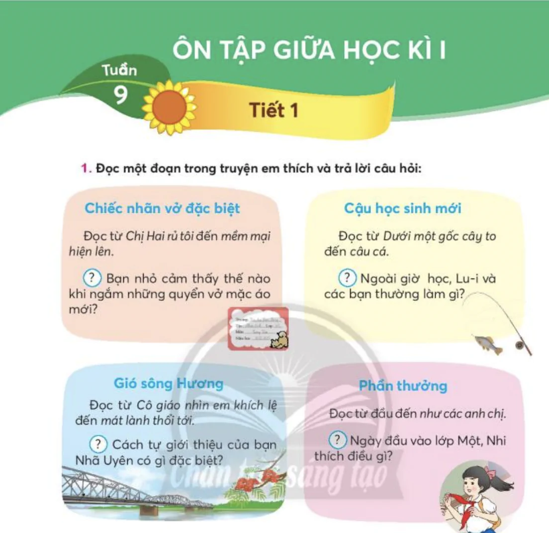 Ôn tập giữa học kỳ I _ Tuần 9