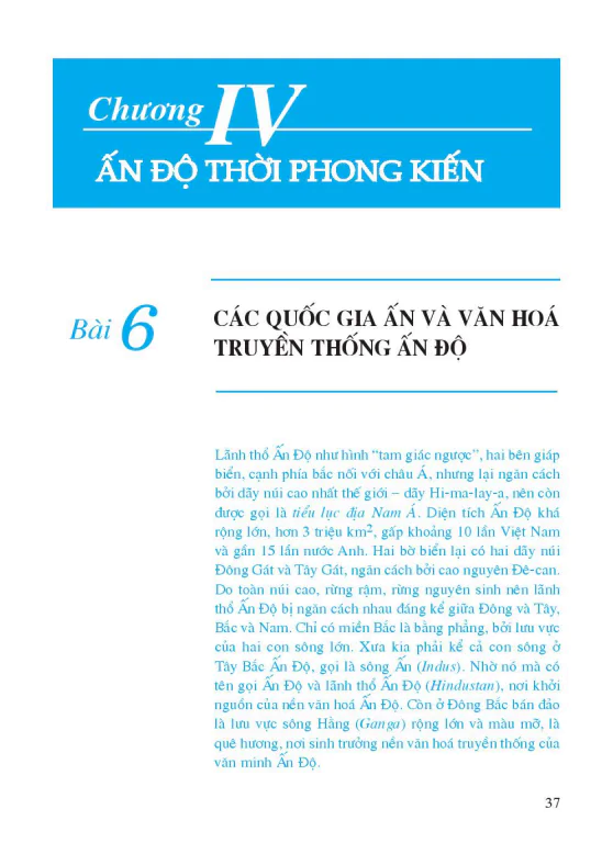 Phần 1 - Chương 4: Ấn Độ thời phong kiến