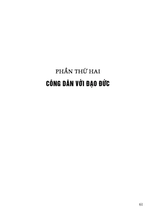Phần 2: Công dân với đạo đức