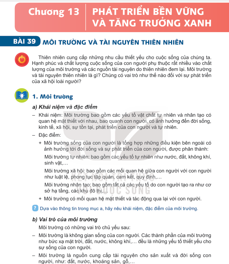 Phần Ba - Chương 13: Phát Triển Bền Vững Và Tăng Trưởng Xanh