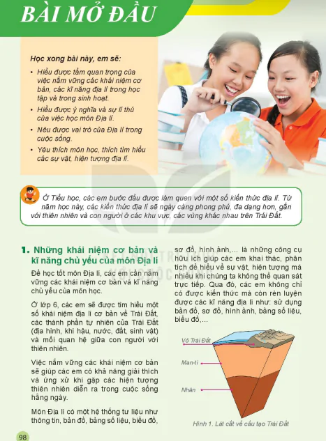 Phần Địa Lí: BÀI MỞ ĐẦU