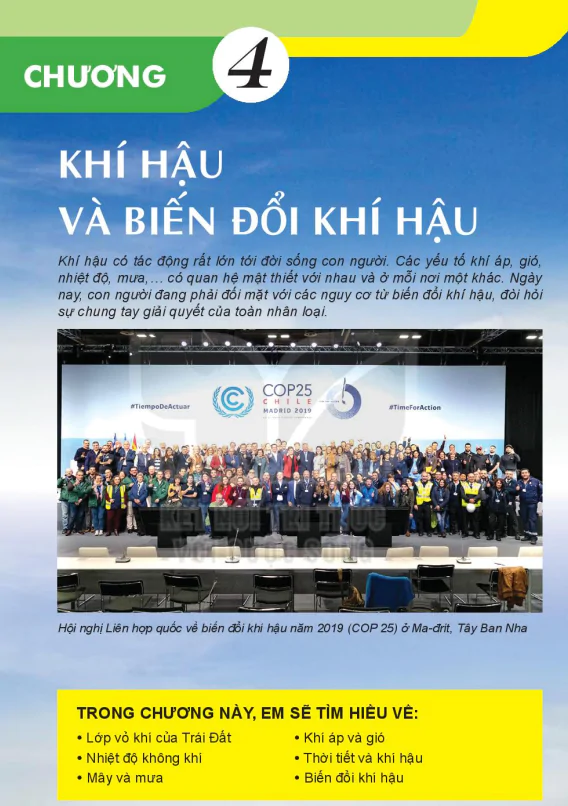 Phần Địa Lí - Chương 4: KHÍ HẬU VÀ BIẾN ĐỔI KHÍ HẬU