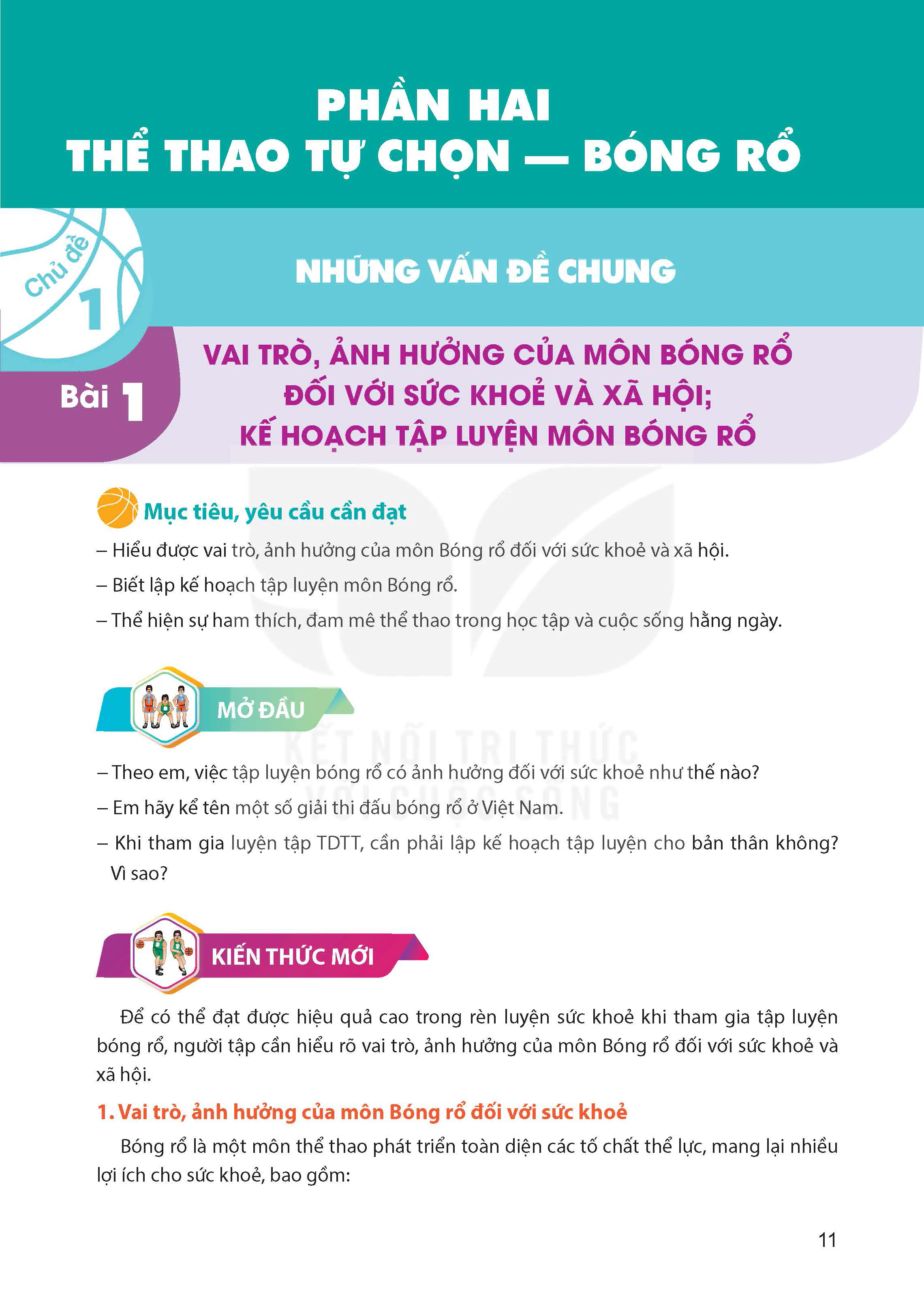 Phần hai - Chủ đề 1: NHỮNG VẤN ĐỀ CHUNG
