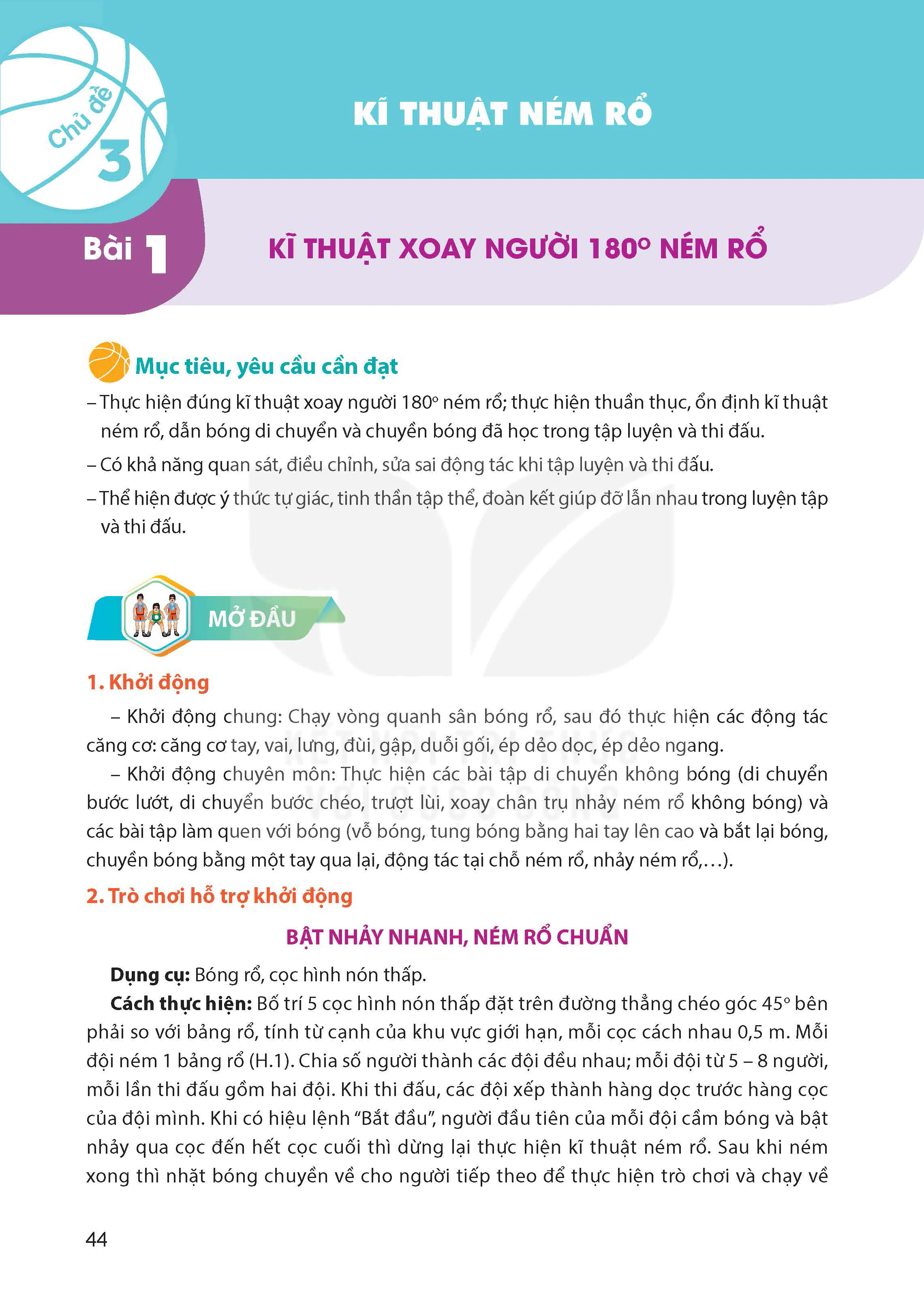 Phần hai - Chủ đề 3: KĨ THUẬT NÉM RỔ