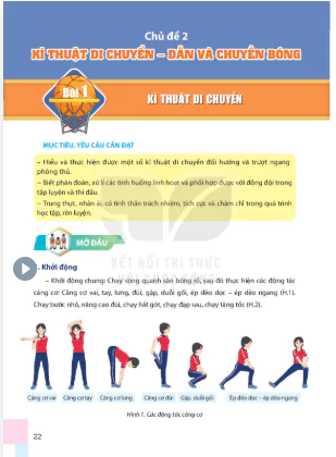 Phần hai: Thể thao tự chọn: Bóng rổ - Chủ đề 2: Kĩ thuật di chuyển - dẫn và chuyền bóng