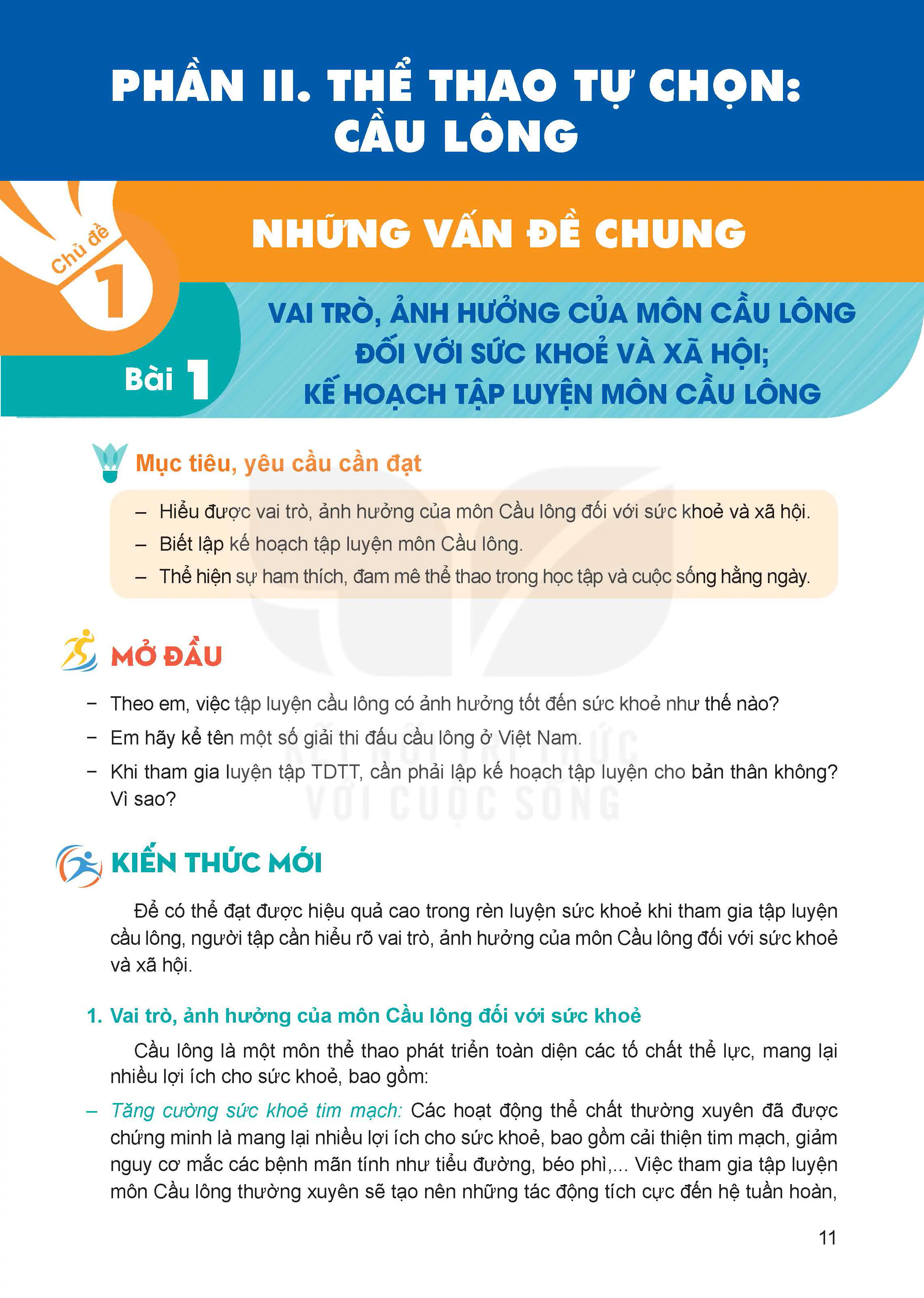 PHẦN II - CHỦ ĐỀ 1. NHỮNG VẤN ĐỀ CHUNG
