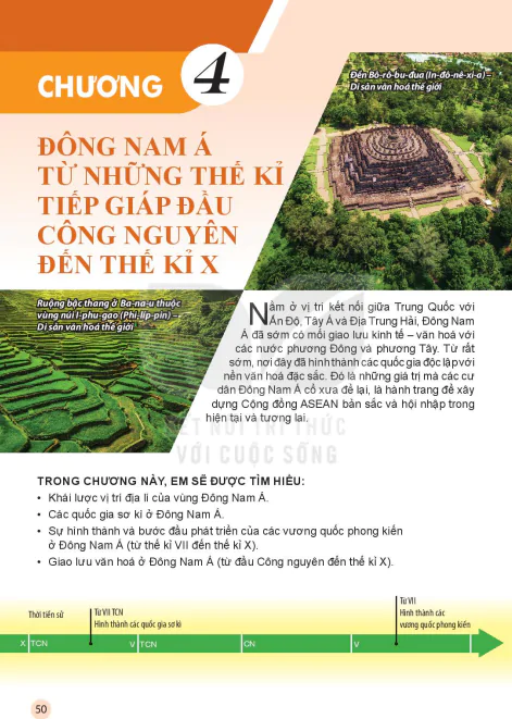 Phần Lịch Sử - Chương 4: ĐÔNG NAM Á TỪ NHỮNG THẾ KỈ TIẾP GIÁP ĐẦU CÔNG NGUYÊN ĐẾN THẾ KỈ X