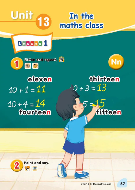 Unit 13: In the maths class
