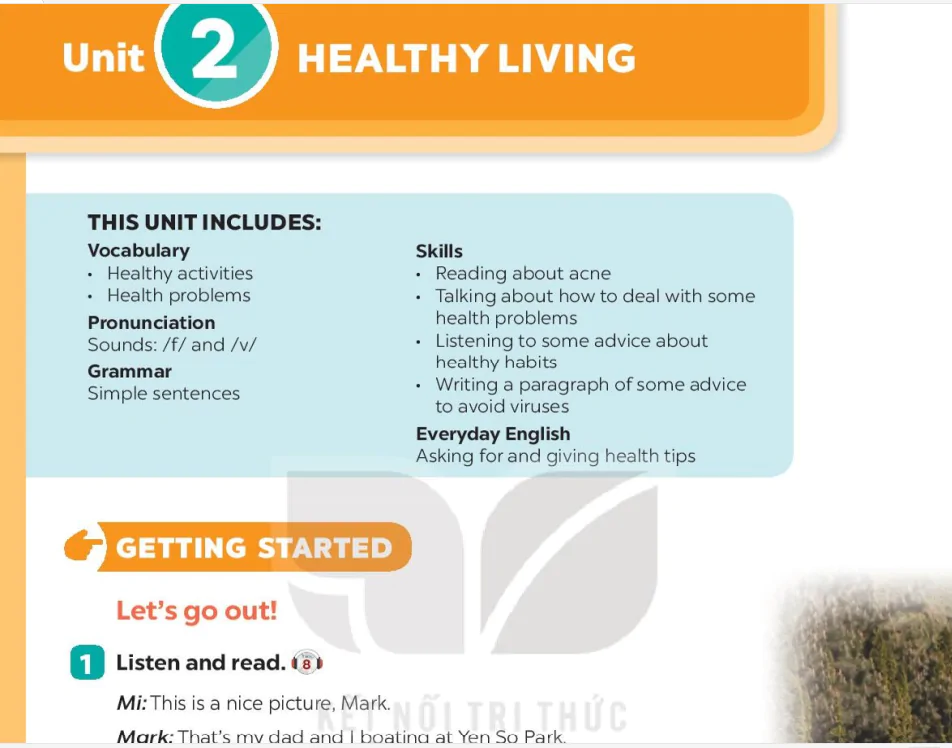 Unit 2: Healthy living