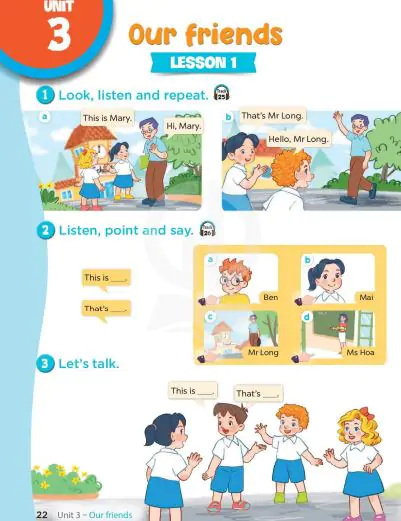 UNIT 3: Our friends